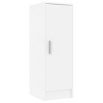 vidaXL Armoire à chaussures Blanc 32x35x92 cm Aggloméré