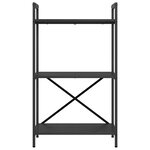 vidaXL Étagère Chêne noir 56 x 34 x 96 cm Bois d'ingénierie