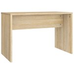 vidaXL Ensemble de coiffeuse Chêne Sonoma 86 5x35x136 cm