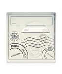 Pack de 4 boîtes aux lettres murales - 2x "Globe-trotter" - 2x "Blanc ivoire"
