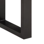 vidaXL Banc 160 cm bois d'acacia massif et acier