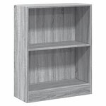 vidaXL Bibliothèque Sonoma gris 60x24x76 cm Bois d'ingénierie