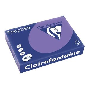 Ramette 250 Feuilles Papier 160g A4 210x297 mm violine TROPHÉE