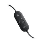 MICROSOFT Modern USB Headset - Casque filaire USB - Bouton Microsoft Teams - Noir