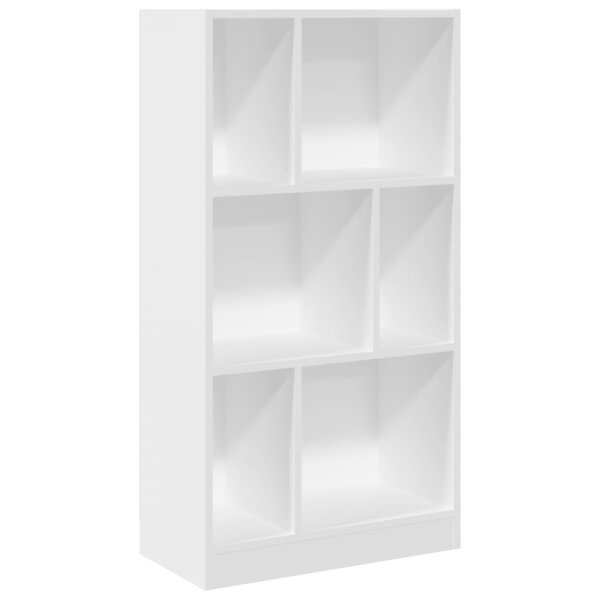 vidaXL Bibliothèque blanc 57x28 5x107 5 cm bois d'ingénierie
