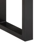 vidaXL Banc 160 cm bois de manguier brut massif et acier