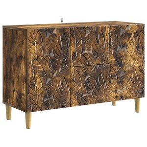 vidaXL Buffet Chêne fumé 89 x 34 5 x 60 cm Bois d'ingénierie