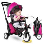 Trike Evolutif Pliable STR5 noir/rose