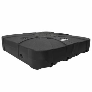 vidaXL Ensemble de base de parasol cantilever 2 Pièces Noir