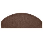 vidaXL Tapis d'escalier 30 Pièces marron 65x24x4 cm
