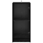 vidaXL Buffet Chêne noir 35 x 37 x 76 cm Bois d'ingénierie