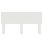 vidaXL Tête de lit Blanc Brillant 200 cm Bois d'ingénierie