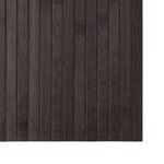 vidaXL Tapis rectangulaire marron foncé 60x200 cm bambou