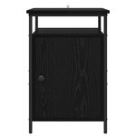vidaXL Cabinet de chevet 2 Pièces Chêne noir 40 x 42 x 60cm