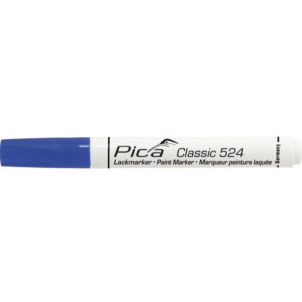 Pica classic marqueur industriel à peinture 2- 4 mm rond bleu