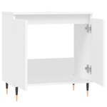 vidaXL Armoire de salle de bain blanc 58x33x60 cm bois d'ingénierie