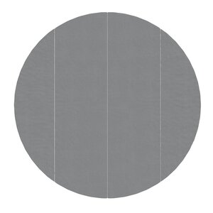 vidaXL Bâche de piscine gris clair Ø458 cm géotextile polyester