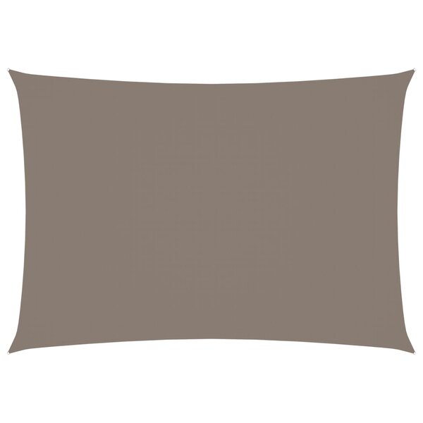 vidaXL Voile de parasol tissu oxford rectangulaire 2x4 5 m taupe