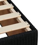 vidaXL Cadre de lit Noir 80x200 cm Tissu