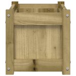 vidaXL Jardinières 2 Pièces bois de pin imprégné