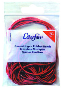 Elastique RONDELLA en sachet de 10 g, Assortiment de taille LÄUFER
