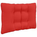 vidaXL Coussin de canapé d'extérieur 3 Pièces Rouge Polyester