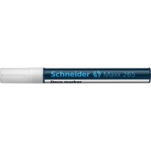Marqueur à craie Maxx 265 Pte Ogive 2-3 mm blanc SCHNEIDER