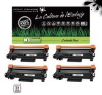TN2510XL - 4 X NOIR - Grande capacité