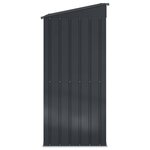 vidaXL Cabanons de jardin Anthracite 137 x 81 x 180 cm Métал