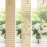 vidaXL Store Vénitien Marron clair avec motif 213 x 120 cm PVC