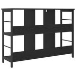 vidaXL Étagère Chêne noir 102 x 32 x 72 5 cm Bois d'ingénierie
