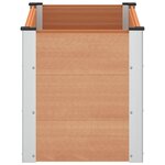 vidaXL Jardinière surélevée Marron 100 x 50 x 54 cm