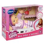 VTECH Poupée LITTLE LOVE - Mon Bébé a Bercer