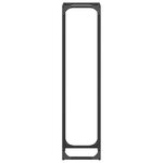 vidaXL Portant de bois chauffage noir 25x25x100 cm