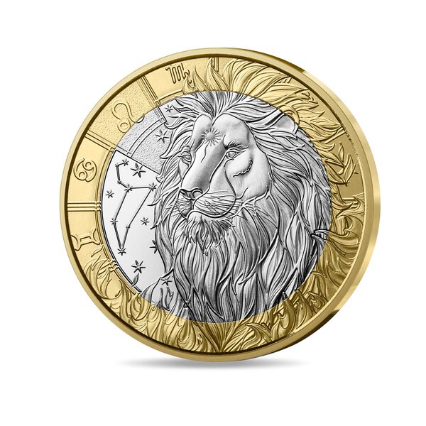 Signes astros - Lion Monnaie de 5€ métal commun