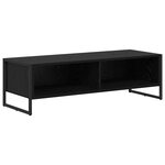 vidaXL Meuble TV Chêne noir 100 x 36 5 x 30 5 cm Bois d'ingénierie