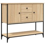 vidaXL Buffet chêne sonoma 100x36x85 cm bois d'ingénierie