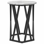 vidaXL Table basse 2 Pièces Gris Sonoma Bois d'ingénierie et acier