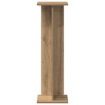 vidaXL Support de Plante Chêne artisanal 25 x 25 5 x 80 5 cm