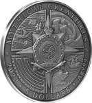 Pièce de monnaie en argent 5 dollars g 62.2 (2 oz) millésime 2023 mythical creatures lithuanian minotaur