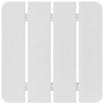 vidaXL Table d'appoint Adirondack Blanc 38 x 38 x 46 cm HDPE