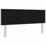 vidaXL Tête de lit avec tête de lit Gris foncé 144 cm Cuir synthétique