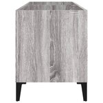 vidaXL Armoire à disques sonoma gris 74 5x38x48 cm bois d'ingénierie