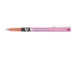 Stylo roller Hi-Tecpoint V5 Encre liquide pointe Fine Rose PILOT