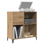 vidaXL Armoire à disques chêne artisanal 84 5x38x89 cm bois ingénierie