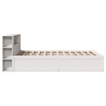 vidaXL Cadre de lit sans matelas blanc 120x200 cm bois de pin massif