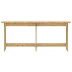 vidaXL Ensemble à manger de jardin 3 Pièces Bois de pin imprégné