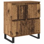 vidaXL Buffet 2 Pièces Bois ancien 60 x 35 x 70 cm