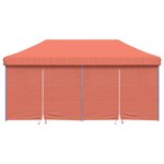 vidaXL Tente de fête 292 x 580 x 315 cm Terre cuite Tissu Oxford