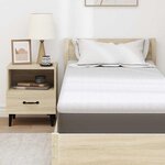 vidaXL Coussins de Matelas Blanc 80 x 200 cm